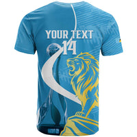 Saint Lucia Kings Cricket Custom T Shirt 2025 2nd Champions Back To Back - Wonder Print Shop