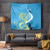 Saint Lucia Kings Cricket Custom Tapestry 2025 2nd Champions Back To Back - Wonder Print Shop