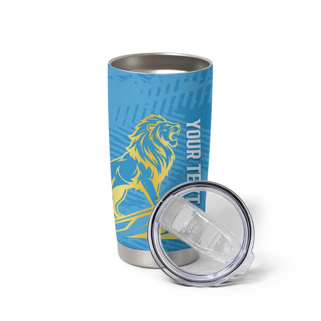 Saint Lucia Kings Cricket Custom Tumbler Cup 2025 2nd Champions Back To Back - Wonder Print Shop