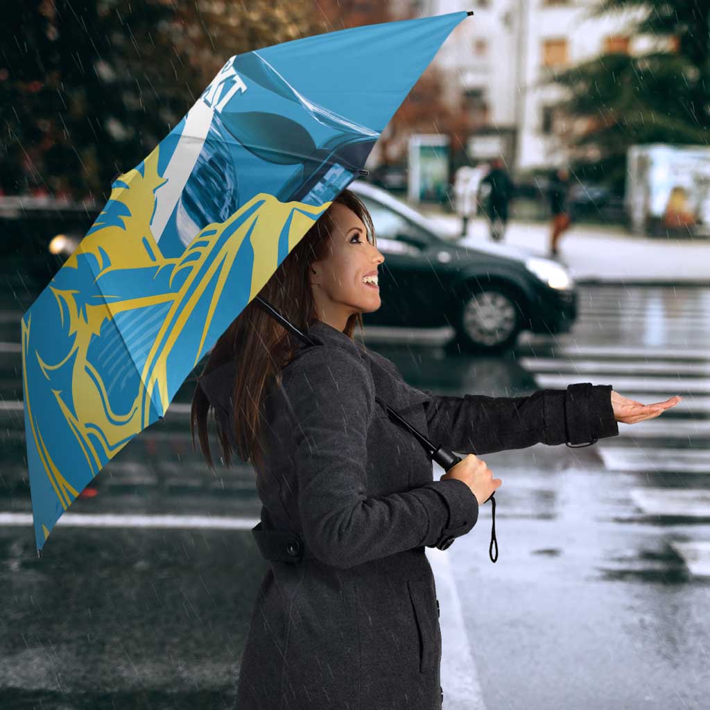 Saint Lucia Kings Cricket Custom Umbrella 2025 2nd Champions Back To Back - Wonder Print Shop