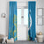 Saint Lucia Kings Cricket Custom Window Curtain 2025 2nd Champions Back To Back - Wonder Print Shop