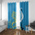 Saint Lucia Kings Cricket Custom Window Curtain 2025 2nd Champions Back To Back - Wonder Print Shop