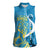 Saint Lucia Kings Cricket Custom Women Sleeveless Polo Shirt 2025 2nd Champions Back To Back - Wonder Print Shop