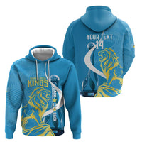 Saint Lucia Kings Cricket Custom Zip Hoodie 2025 2nd Champions Back To Back - Wonder Print Shop