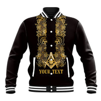 Personalised Filipino Freemasonry Baseball Jacket Masonic Barong Tagalog Inspired Ivory White