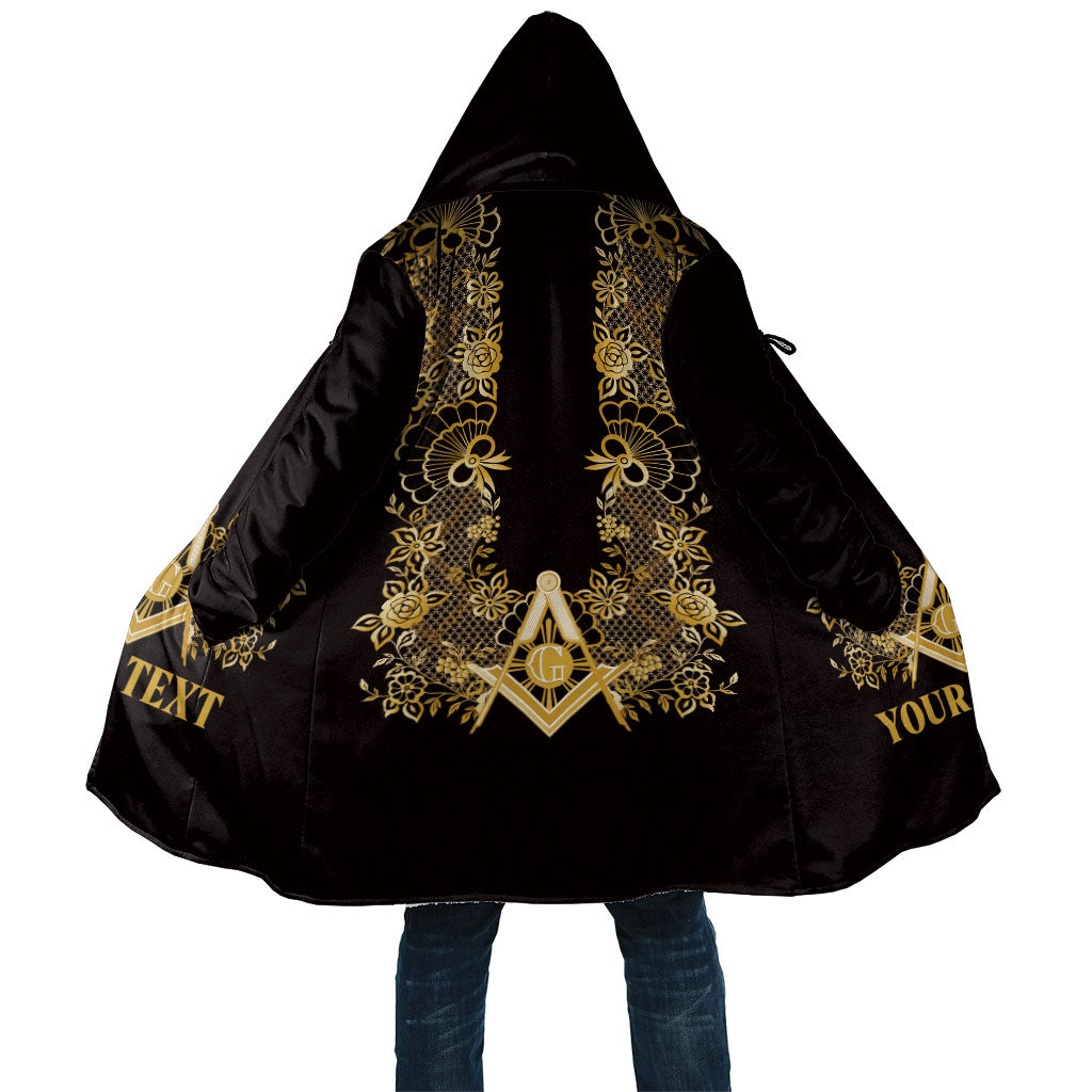 Personalised Filipino Freemasonry Cloak Masonic Barong Tagalog Inspired Ivory White