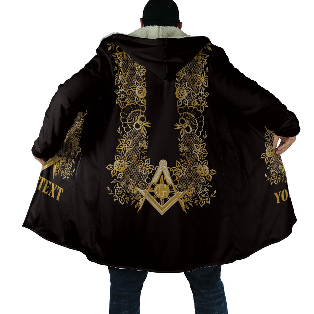 Personalised Filipino Freemasonry Cloak Masonic Barong Tagalog Inspired Ivory White