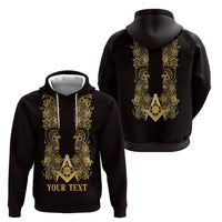Personalised Filipino Freemasonry Hoodie Masonic Barong Tagalog Inspired Ivory White