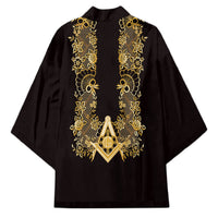 Personalised Filipino Freemasonry Kimono Masonic Barong Tagalog Inspired Ivory White