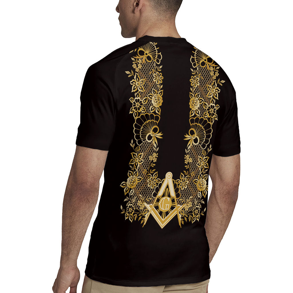 Personalised Filipino Freemasonry Rugby Jersey Masonic Barong Tagalog Inspired Ivory White