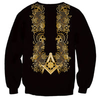 Personalised Filipino Freemasonry Sweatshirt Masonic Barong Tagalog Inspired Ivory White