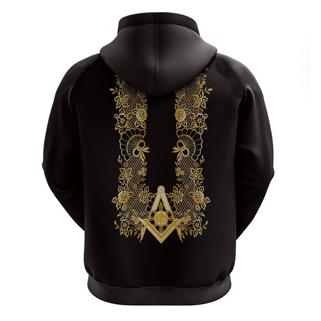 Personalised Filipino Freemasonry Zip Hoodie Masonic Barong Tagalog Inspired Ivory White