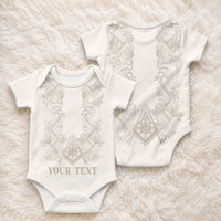 Personalised Filipino Freemasonry Baby Onesie Masonic Barong Tagalog Inspired Black