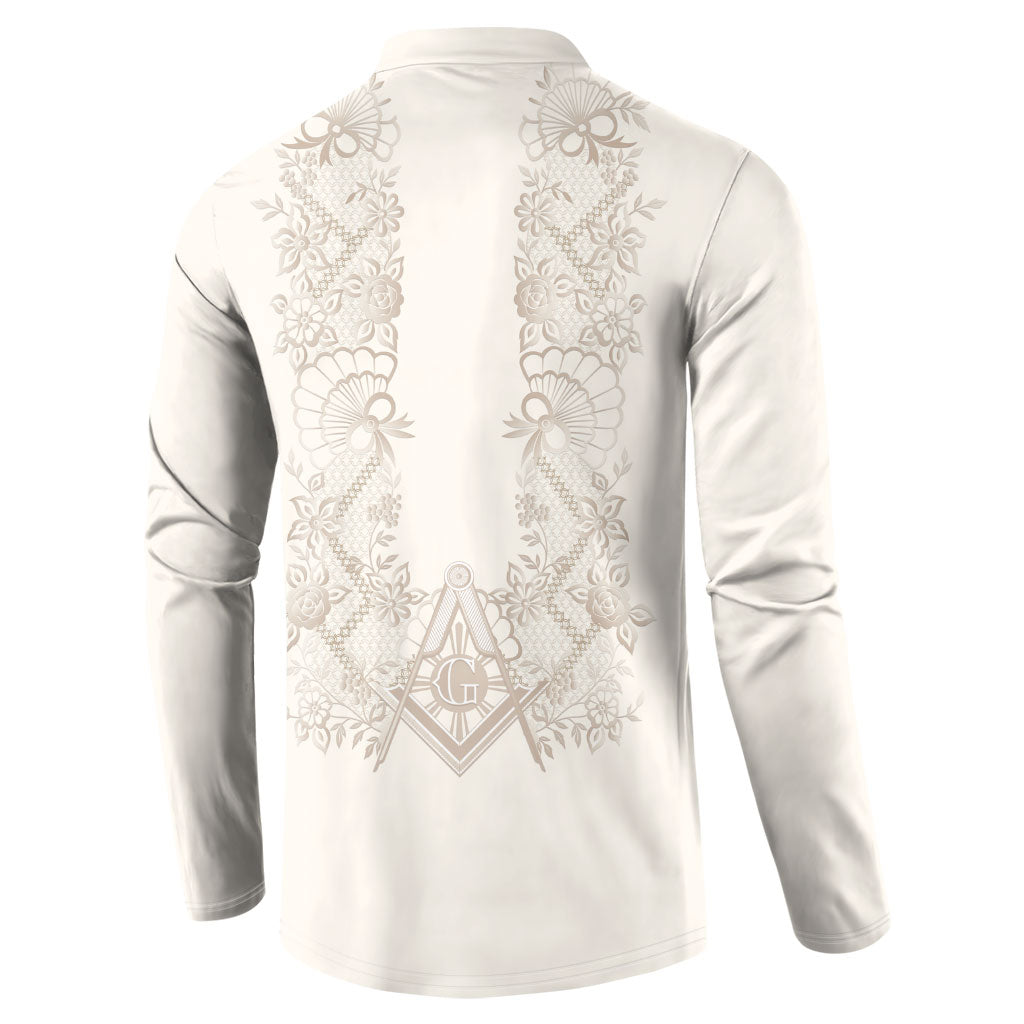 Personalised Filipino Freemasonry Button Sweatshirt Masonic Barong Tagalog Inspired Black