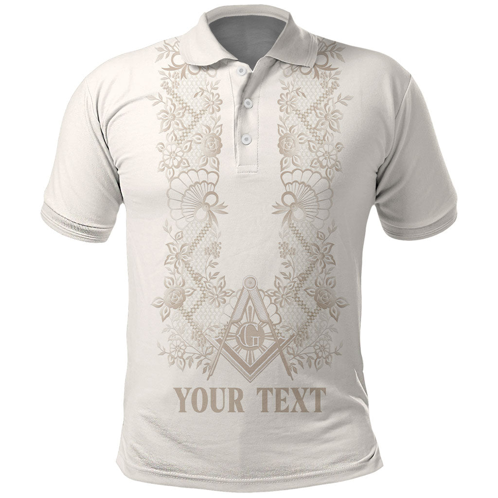 Personalised Filipino Freemasonry Polo Shirt Masonic Barong Tagalog Inspired Black