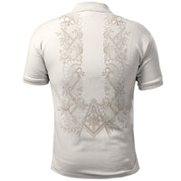 Personalised Filipino Freemasonry Polo Shirt Masonic Barong Tagalog Inspired Black