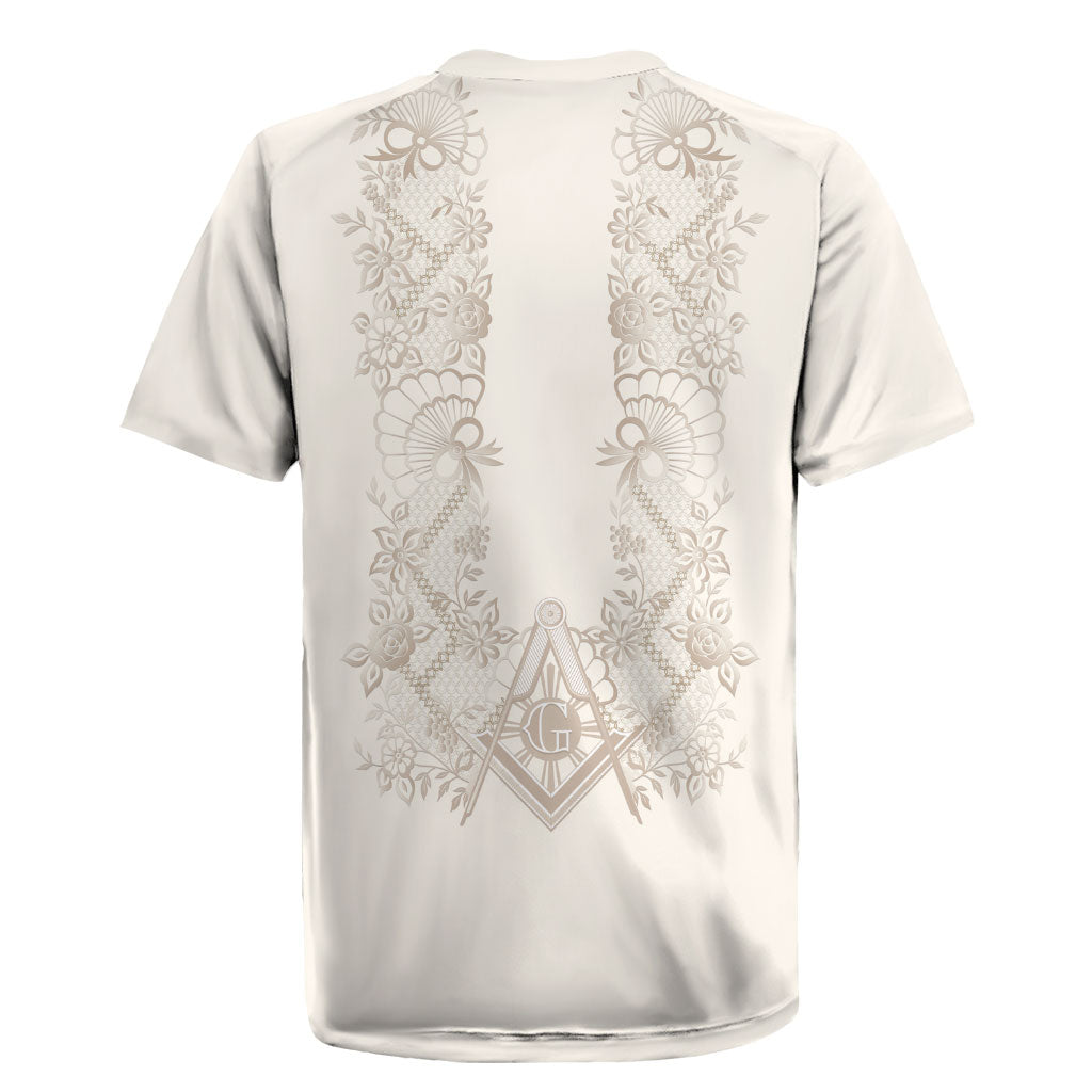 Personalised Filipino Freemasonry Rugby Jersey Masonic Barong Tagalog Inspired Black