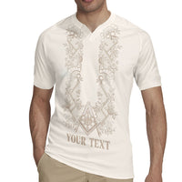 Personalised Filipino Freemasonry Rugby Jersey Masonic Barong Tagalog Inspired Black