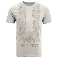 Personalised Filipino Freemasonry T Shirt Masonic Barong Tagalog Inspired Black