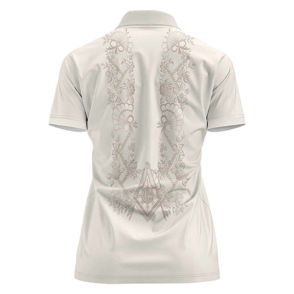 Personalised Filipino Freemasonry Women Polo Shirt Masonic Barong Tagalog Inspired Black