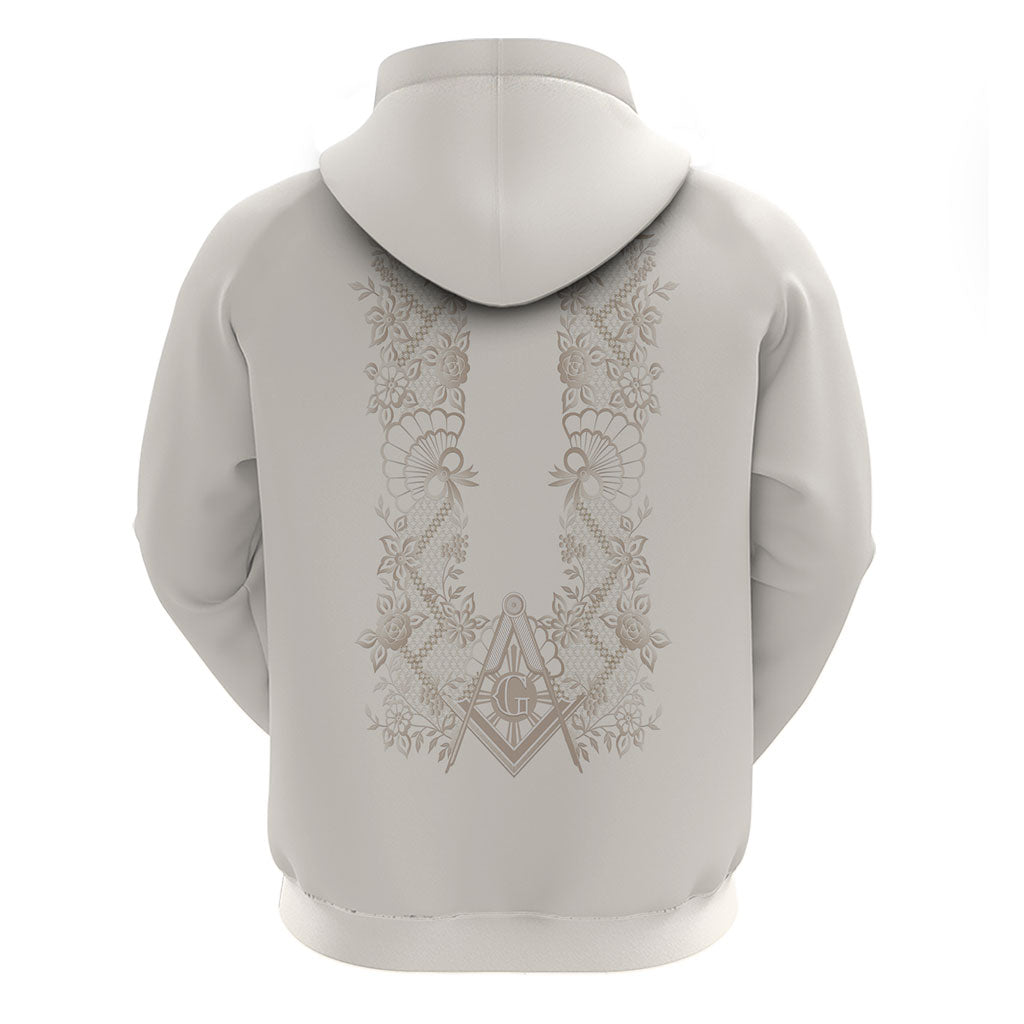 Personalised Filipino Freemasonry Zip Hoodie Masonic Barong Tagalog Inspired Black