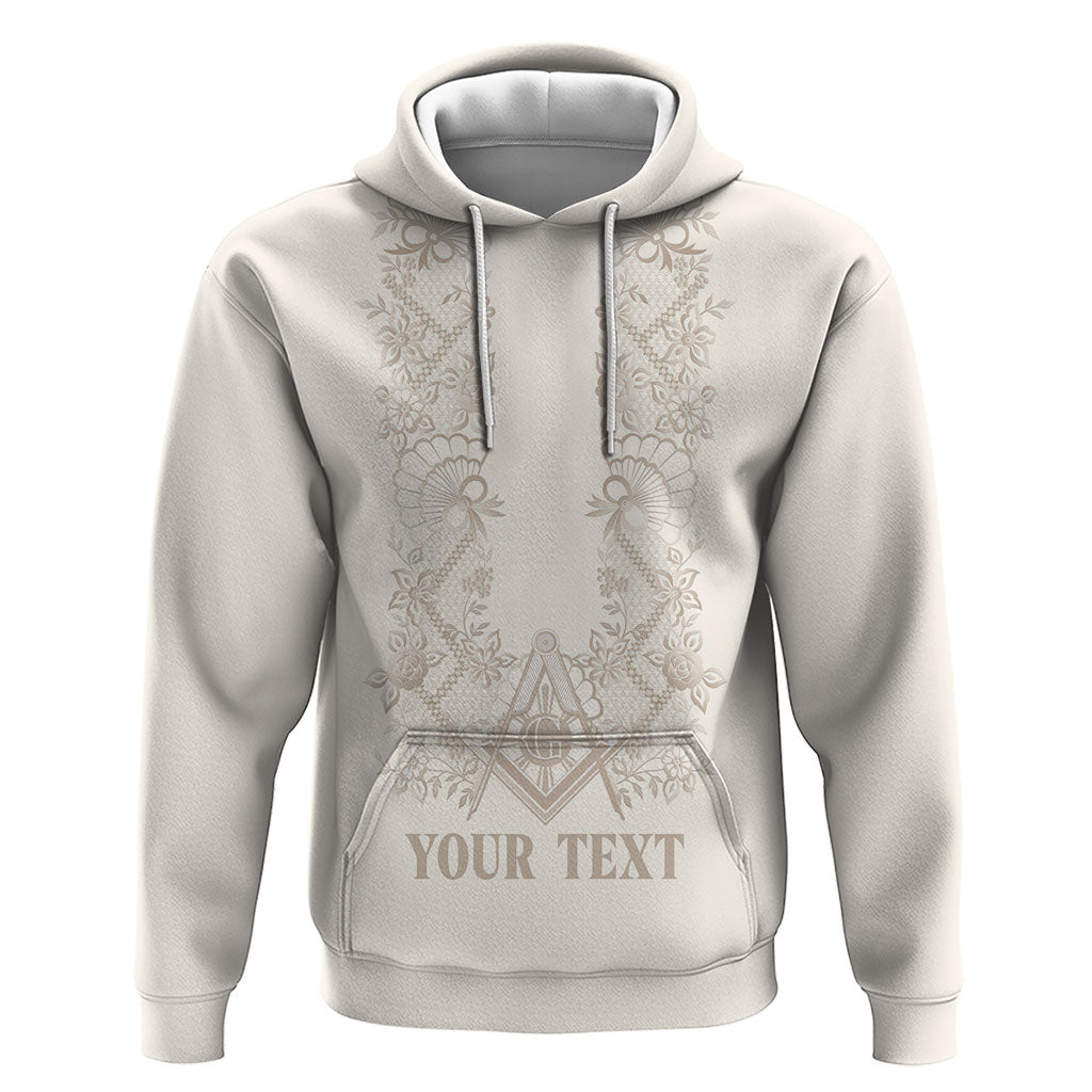 Personalised Filipino Freemasonry Zip Hoodie Masonic Barong Tagalog Inspired Black