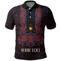 Personalised Philippines Barong Tagalog Freemasonry Polo Shirt Filipino Masonic Polynesian Pattern