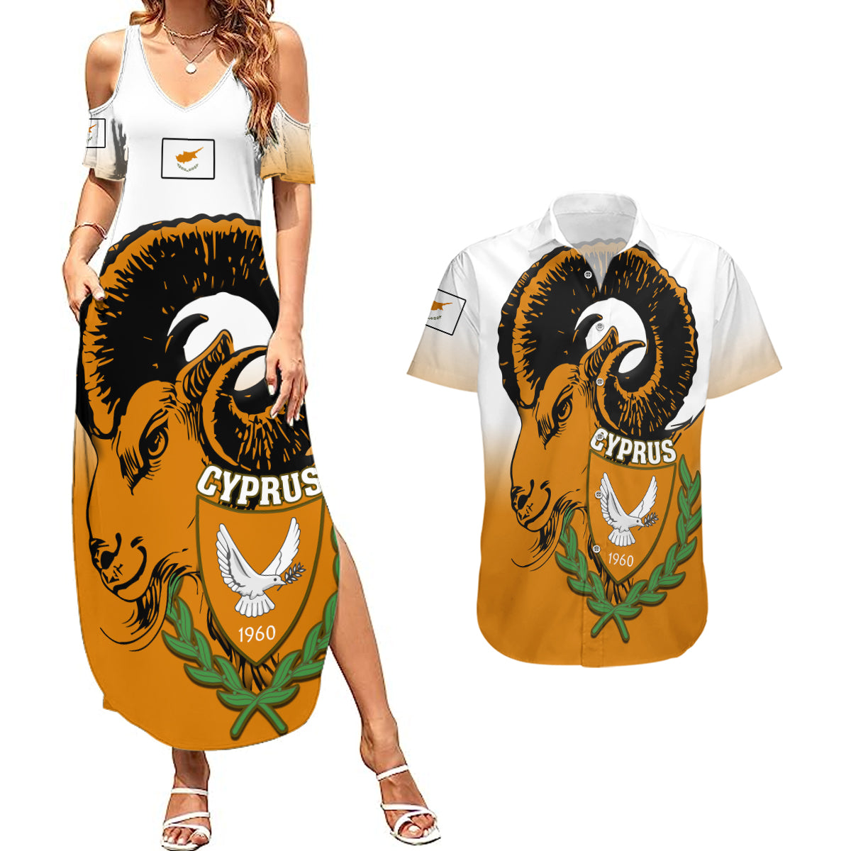 cyprus-independence-day-couples-matching-summer-maxi-dress-and-hawaiian-shirt-coat-of-arms-with-cypriot-mouflon-gradient-style