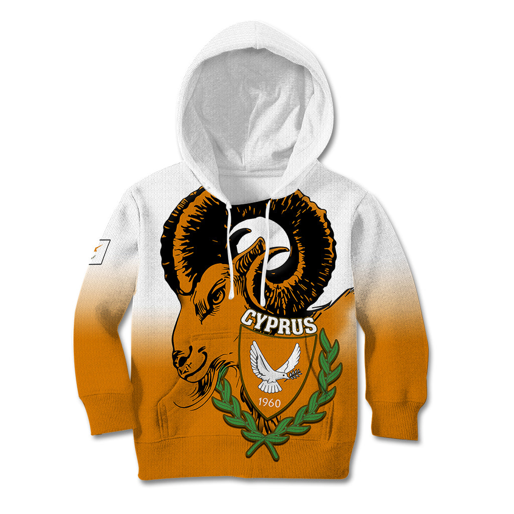 cyprus-independence-day-kid-hoodie-coat-of-arms-with-cypriot-mouflon-gradient-style