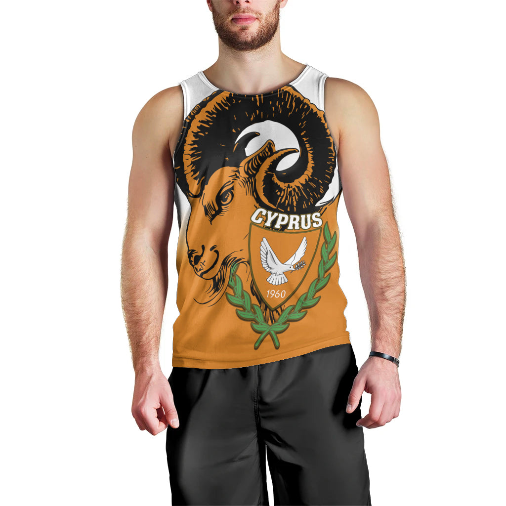 personalised-cyprus-independence-day-men-tank-top-coat-of-arms-with-cypriot-mouflon-gradient-style