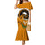 Personalised Cyprus Independence Day Mermaid Dress Coat Of Arms With Cypriot Mouflon Gradient Style - Wonder Print Shop