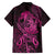 Polynesia Breast Cancer Awareness Kid Hawaiian Shirt No One Fights Alone Pink Ribbon With Butterfly - Wonder Print Shop
