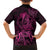 Polynesia Breast Cancer Awareness Kid Hawaiian Shirt No One Fights Alone Pink Ribbon With Butterfly - Wonder Print Shop