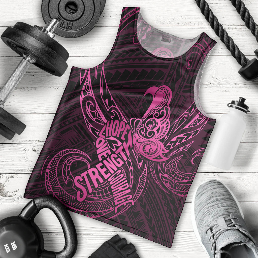 polynesia-breast-cancer-awareness-men-tank-top-no-one-fights-alone-pink-ribbon-with-butterfly
