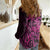 Polynesia Breast Cancer Awareness Women Casual Shirt No One Fights Alone Pink Ribbon With Butterfly - Wonder Print Shop