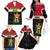 Iraq National Day Family Matching Off Shoulder Long Sleeve Dress and Hawaiian Shirt Iraqi Coat Of Arms With Flag Style - Wonder Print Shop