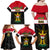 Iraq National Day Family Matching Off Shoulder Maxi Dress and Hawaiian Shirt Iraqi Coat Of Arms With Flag Style - Wonder Print Shop