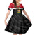 Iraq National Day Family Matching Tank Maxi Dress and Hawaiian Shirt Iraqi Coat Of Arms With Flag Style - Wonder Print Shop