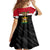 Iraq National Day Family Matching Tank Maxi Dress and Hawaiian Shirt Iraqi Coat Of Arms With Flag Style - Wonder Print Shop