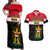 Personalised Iraq National Day Couples Matching Off Shoulder Maxi Dress and Hawaiian Shirt Iraqi Coat Of Arms With Flag Style - Wonder Print Shop