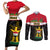 Personalised Iraq National Day Couples Matching Short Sleeve Bodycon Dress and Long Sleeve Button Shirts Iraqi Coat Of Arms With Flag Style - Wonder Print Shop