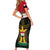 Personalised Iraq National Day Family Matching Short Sleeve Bodycon Dress and Hawaiian Shirt Iraqi Coat Of Arms With Flag Style - Wonder Print Shop