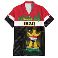 Personalised Iraq National Day Family Matching Tank Maxi Dress and Hawaiian Shirt Iraqi Coat Of Arms With Flag Style - Wonder Print Shop