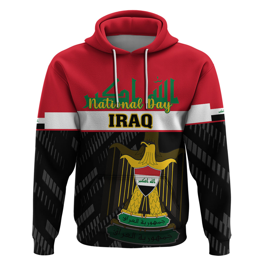 personalised-iraq-national-day-hoodie-iraqi-coat-of-arms-with-flag-style
