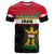 Personalised Iraq National Day T Shirt Iraqi Coat Of Arms With Flag Style - Wonder Print Shop