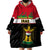 Personalised Iraq National Day Wearable Blanket Hoodie Iraqi Coat Of Arms With Flag Style - Wonder Print Shop
