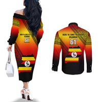 uganda-independence-day-couples-matching-off-the-shoulder-long-sleeve-dress-and-long-sleeve-button-shirts-jamhuri-ya-uganda-happy-61st-anniversary