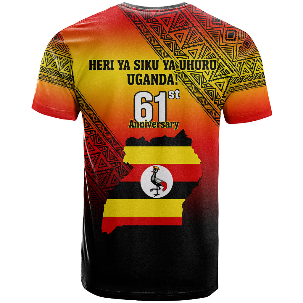 Uganda Independence Day T Shirt Jamhuri ya Uganda Happy 61st Anniversary - Wonder Print Shop
