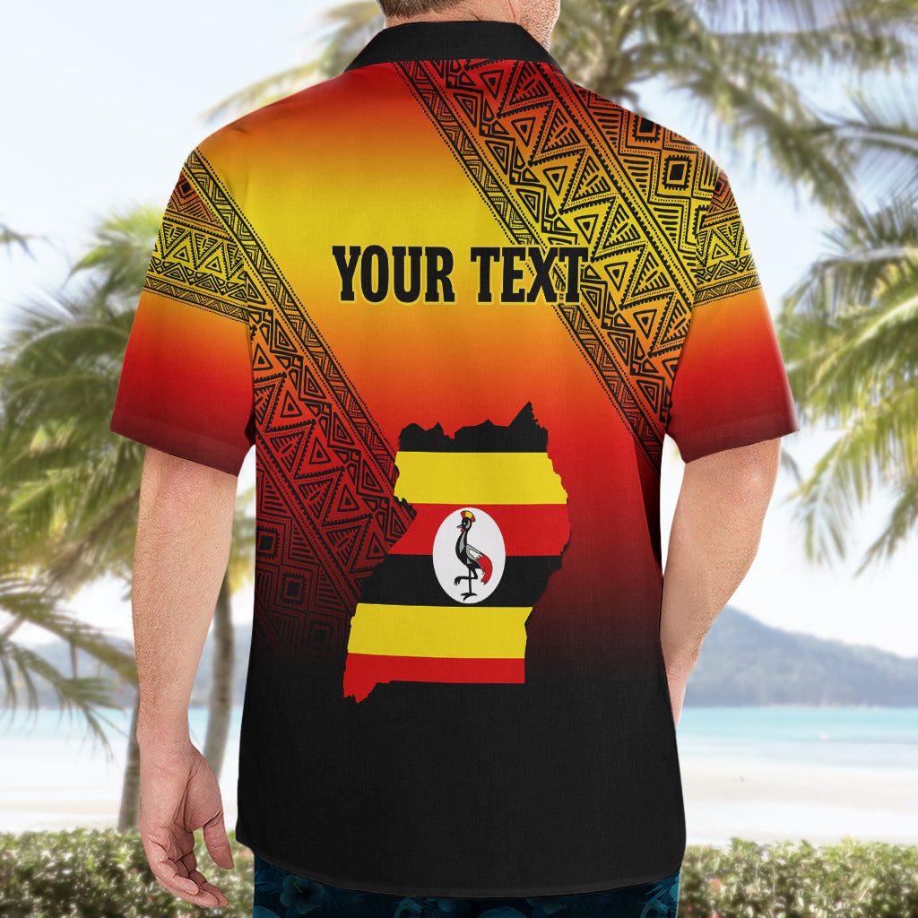 Personalised Uganda Independence Day Hawaiian Shirt Jamhuri ya Uganda Happy 61st Anniversary - Wonder Print Shop