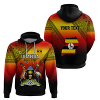 Personalised Uganda Independence Day Hoodie Jamhuri ya Uganda Happy 61st Anniversary - Wonder Print Shop